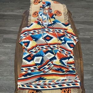 White Birch Aztec pullover sweatshirt